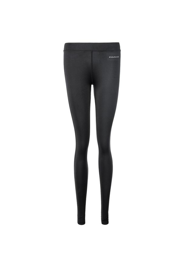 ENDURANCE - Długie legginsy damskie Endurance Zenta. Kolor: czarny. Długość: długie. Sport: bieganie