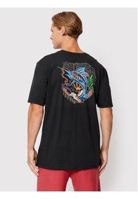 Hurley T-Shirt Trippy Fish MTS0029890 Czarny Regular Fit. Kolor: czarny. Materiał: bawełna