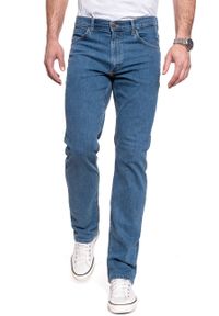 Lee - LEE JEANSY MĘSKIE BROOKLYN STONEWASH L76XSQ44 112121163. Okazja: do pracy, na uczelnię, na co dzień. Styl: klasyczny, casual, elegancki #4