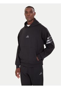 Adidas - adidas Bluza Future Icons 3-Stripes JX1956 Czarny Regular Fit. Kolor: czarny. Materiał: bawełna, syntetyk #1