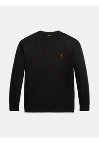 Polo Ralph Lauren Longsleeve 710671467055 Czarny Classic Fit. Typ kołnierza: polo. Kolor: czarny. Materiał: bawełna. Długość rękawa: długi rękaw #4
