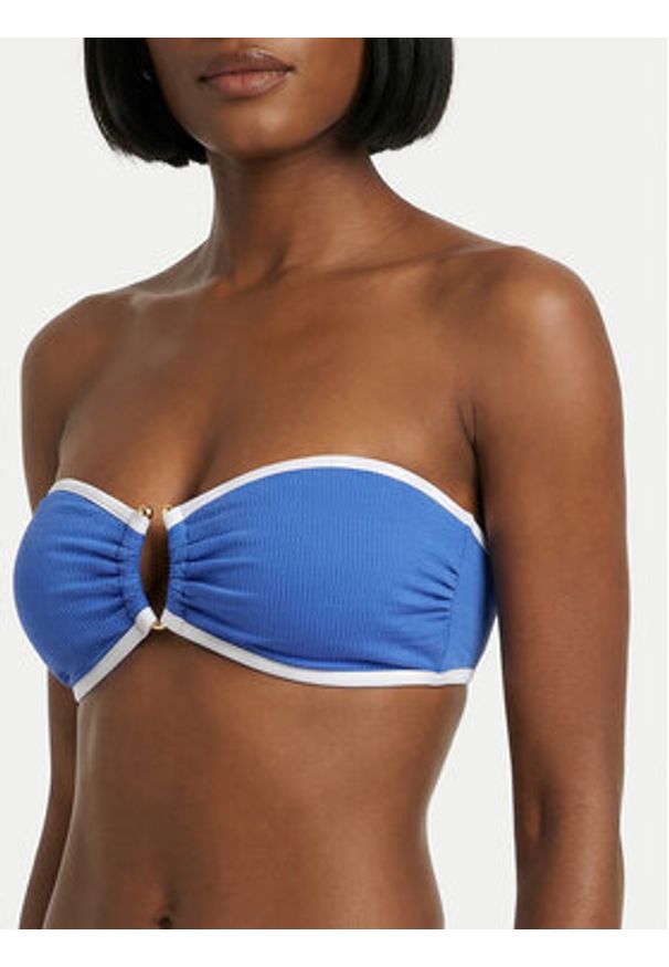Seafolly Góra od bikini Beach Bound 31283-072 Niebieski. Kolor: niebieski. Materiał: syntetyk