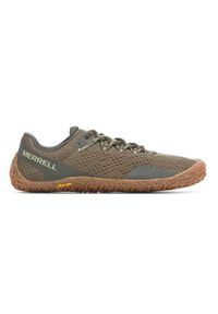 Buty do biegania męskie Merrell Vapor Glove 6. Kolor: brązowy. Materiał: materiał, syntetyk. Szerokość cholewki: normalna