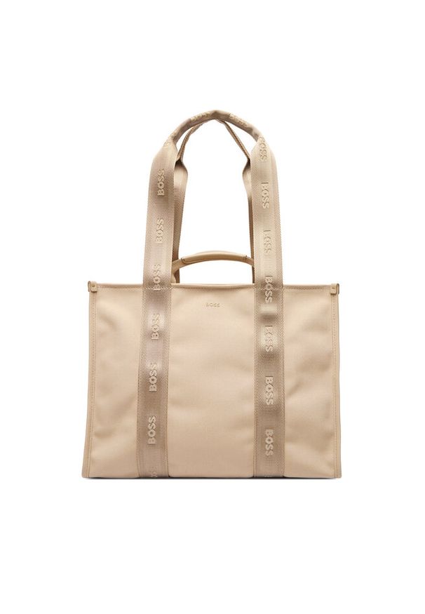 Torebka BOSS. Kolor: beżowy