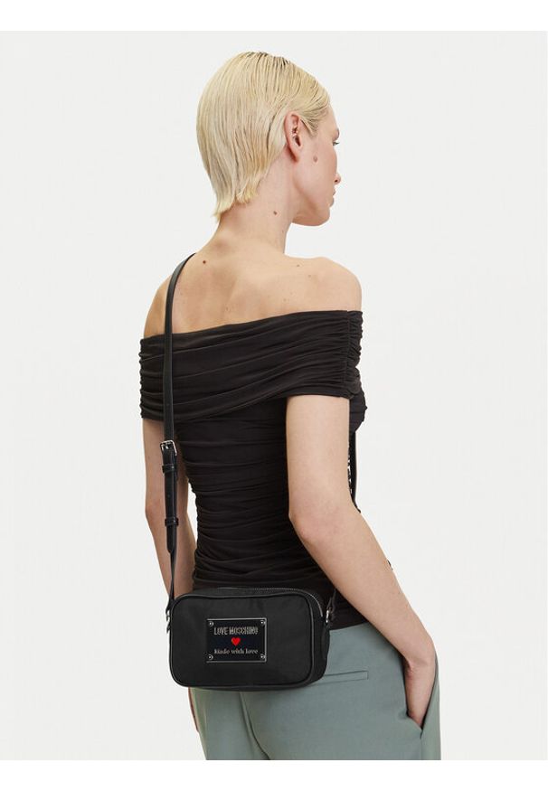 Love Moschino - LOVE MOSCHINO Torebka JC4204PP1MLN100A Czarny. Kolor: czarny