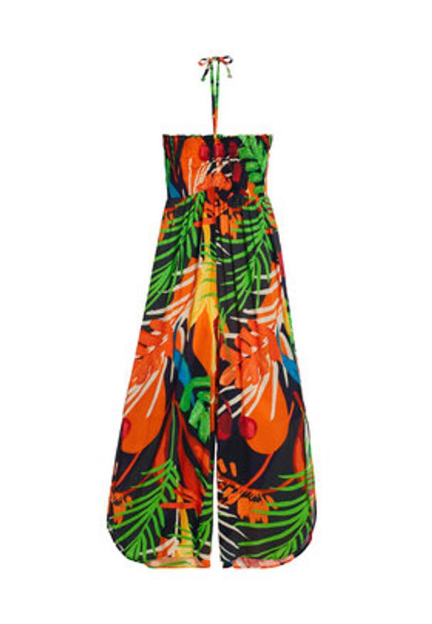 Desigual Kombinezon Bahamas 25SWMW03 Kolorowy Regular Fit. Materiał: wiskoza. Wzór: kolorowy