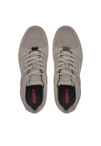 Hugo - HUGO Sneakersy Hadrian 50541798 Szary. Kolor: szary. Materiał: zamsz, skóra #3