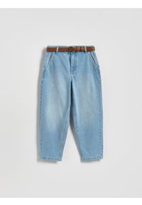 Reserved - Jeansy Carrot - niebieski. Kolor: niebieski #1