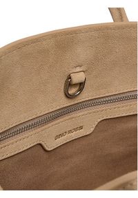 Gino Rossi - GINO ROSSI Torebka EO-LA224-19138 Beżowy. Kolor: beżowy. Materiał: zamszowe, skórzane #8