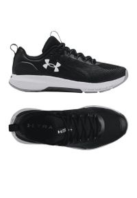 Buty treningowe męskie Under Armour Charged Commit TR 3. Zapięcie: sznurówki. Kolor: czarny, biały, wielokolorowy. Materiał: materiał, tkanina, syntetyk. Szerokość cholewki: normalna. Sport: bieganie