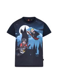LEGO Wear - Koszulka trekkingowa dziecięca LEGO Lwtaylor 321. Kolor: czarny, wielokolorowy, niebieski