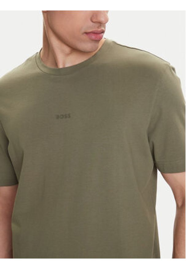 BOSS T-Shirt Tchup 50473278 Zielony Relaxed Fit. Kolor: zielony. Materiał: bawełna