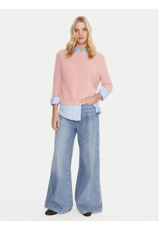 Weekend Max Mara Sweter Xeno 2525366102 Różowy Relaxed Fit. Kolor: różowy. Materiał: syntetyk