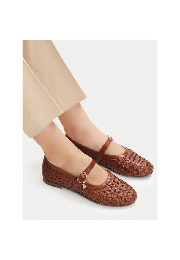 Baleriny U.S. Polo Assn.. Kolor: brązowy