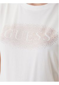 Guess T-Shirt V5YI08 J1314 Biały Regular Fit. Kolor: biały. Materiał: bawełna #4