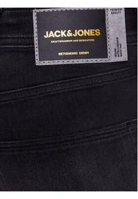 Jack & Jones - Jack&Jones Szorty jeansowe Rick 12237918 Czarny Regular Fit. Kolor: czarny. Materiał: bawełna #7