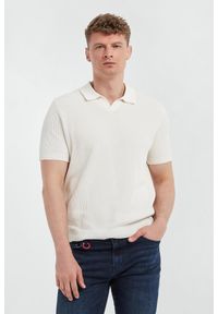 JOOP! Jeans - Polo męskie dzianinowe Adrianor JOOP! JEANS. Typ kołnierza: polo. Materiał: dzianina #1