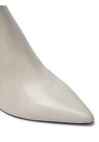 Patrizia Pepe Botki 8Y0094/L048-W338 Écru. Materiał: skóra #6