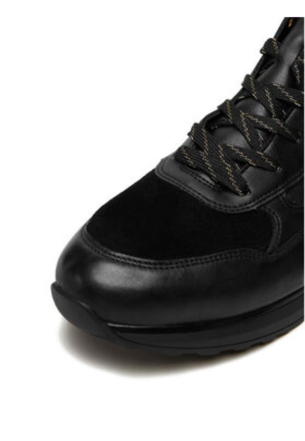 Remonte Sneakersy D1G71-00 Czarny. Kolor: czarny. Materiał: skóra