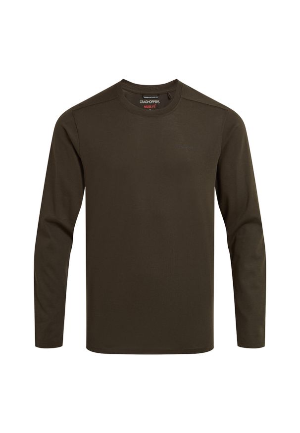 CRAGHOPPERS - Męska Koszulka Z Długim Rękawem Abel Nosilife. Kolor: zielony. Długość rękawa: długi rękaw. Długość: długie. Sport: turystyka piesza