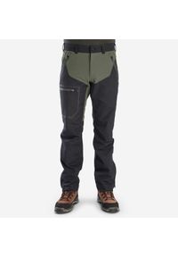 SOLOGNAC - Spodnie outdoor Solognac 900 wytrzymałe i oddychające. Kolor: zielony, brązowy, wielokolorowy. Materiał: tkanina, elastan. Sport: outdoor
