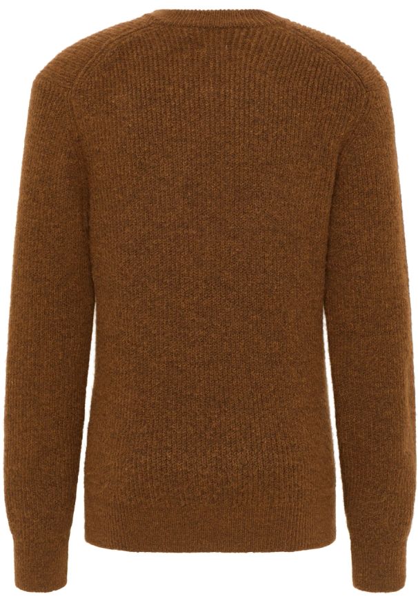 Męski Sweter Mustang Style Emil C Henley Rubber 1014118 3161. Typ kołnierza: typu henley