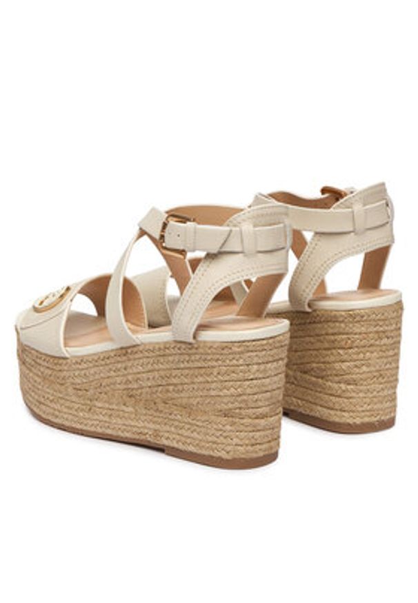 Liu Jo Espadryle Bali 01 SA6083 P0102 Kremowy. Kolor: kremowy. Materiał: skóra
