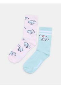 Sinsay - Długie skarpety 2 pack Cinnamoroll - wielobarwny #1