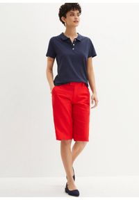 bonprix - Shirt polo. Typ kołnierza: polo. Kolor: niebieski. Wzór: aplikacja. Styl: klasyczny #2