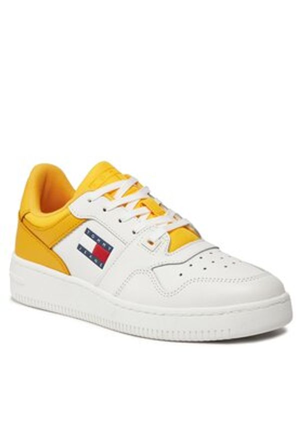 Tommy Jeans Sneakersy EN0EN02505 Biały. Kolor: biały. Materiał: skóra