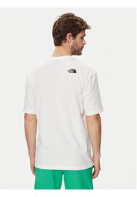 The North Face T-Shirt Simple Dome NF0A87NR Biały Oversize. Kolor: biały. Materiał: bawełna #5