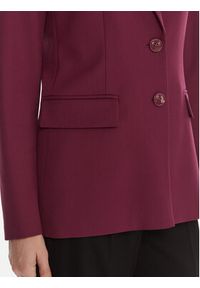 United Colors of Benetton - United Colors Of Benetton Marynarka 2L4HDW02W Fioletowy Slim Fit. Kolor: fioletowy. Materiał: syntetyk #5