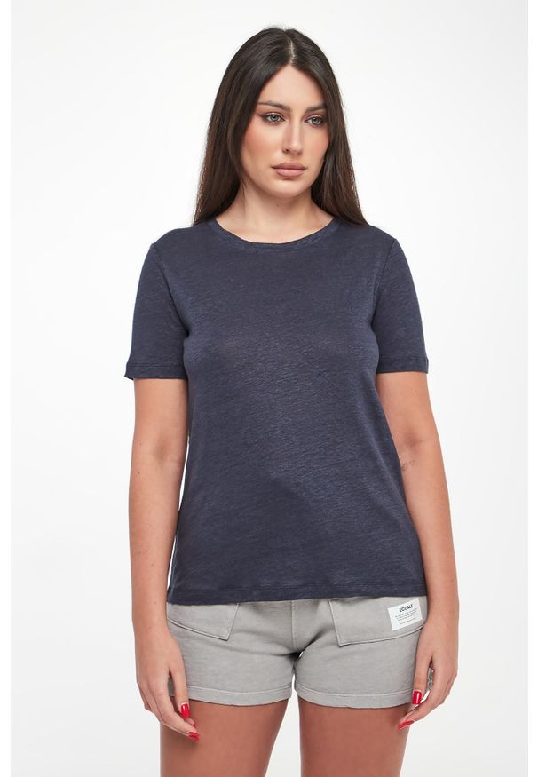 Ecoalf - T-shirt damski lniany Lane ECOALF. Materiał: len