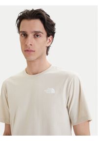 The North Face T-Shirt NSE Box NF0A8GV2 Beżowy Regular Fit. Kolor: beżowy. Materiał: syntetyk #4