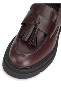 Gino Rossi Loafersy GRACE-I24-26375NB Bordowy. Kolor: czerwony. Materiał: skóra #2