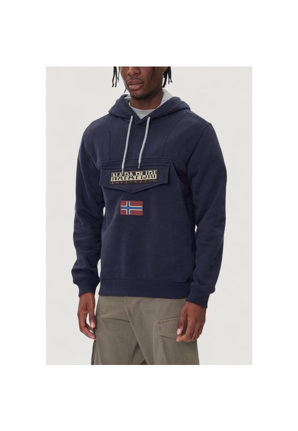 Napapijri - Bluza Mężczyzna NAPAPIJRI BURGEE WINT 4. Kolor: niebieski