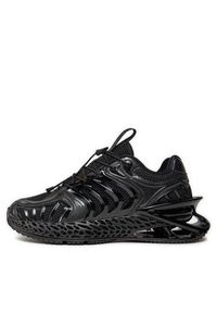 Plein Sport Sneakersy FACS USC0434 STE003N 0202 Czarny. Kolor: czarny. Materiał: skóra #4