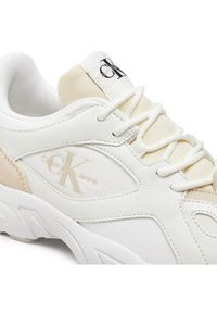 Calvin Klein Jeans Sneakersy Retro Tennis Low Lace Mix Ml YW0YW01528 Biały. Kolor: biały #5
