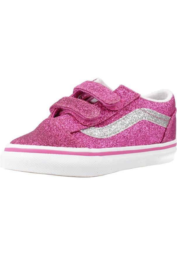 Vans - Kapcie VANS OLD SKOOL V GLTR Rose. Kolor: różowy. Materiał: syntetyk, tkanina. Model: Vans Old Skool. Sport: turystyka piesza