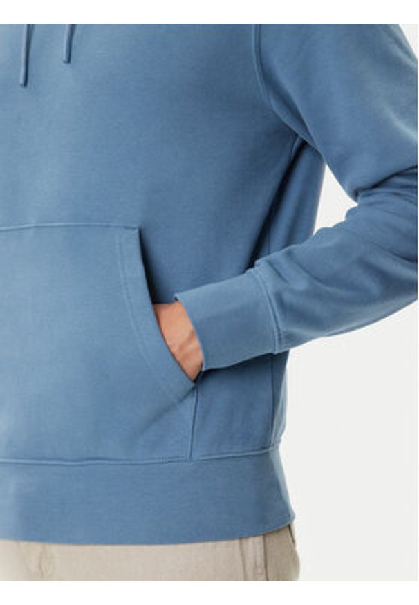 Mustang Bluza Bronson 1016966 Niebieski Regular Fit. Kolor: niebieski. Materiał: bawełna