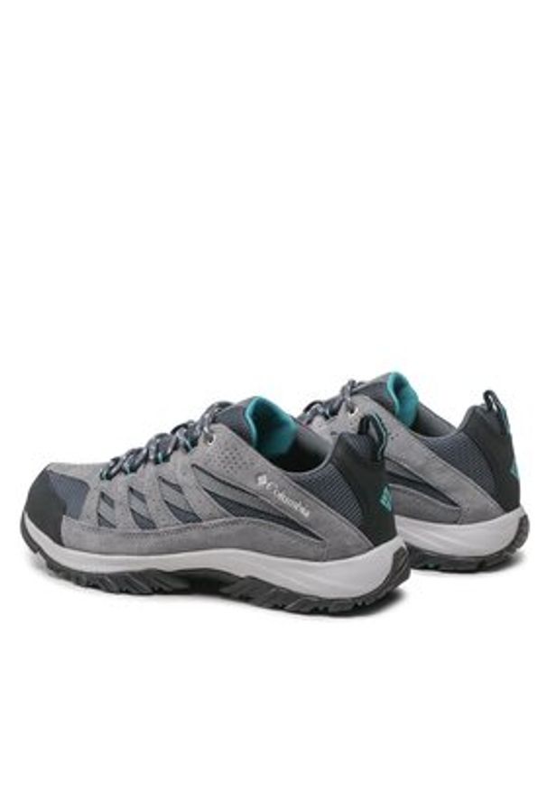 columbia - Columbia Trekkingi Crestwood BL4595 Szary. Kolor: szary. Materiał: skóra, zamsz
