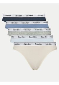 Calvin Klein Underwear Komplet 5 par fig klasycznych 000QD5208E Kolorowy. Materiał: bawełna. Wzór: kolorowy #1