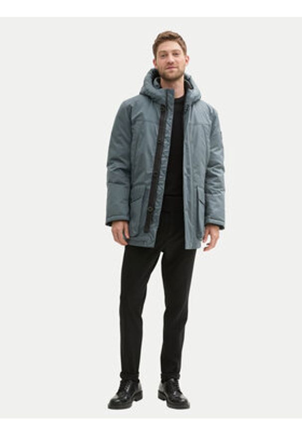 Tom Tailor Kurtka zimowa 1041321 Granatowy Regular Fit. Kolor: niebieski. Materiał: syntetyk. Sezon: zima