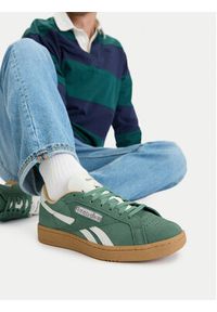 Reebok Sneakersy EO-CLUB C GROUNDS UK 100244920 Zielony. Kolor: zielony. Materiał: skóra, zamsz. Model: Reebok Club #3