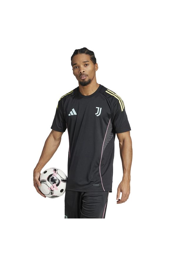 Adidas - Koszulka treningowa Juventus Turyn 2025/26. Kolor: czarny. Sport: piłka nożna