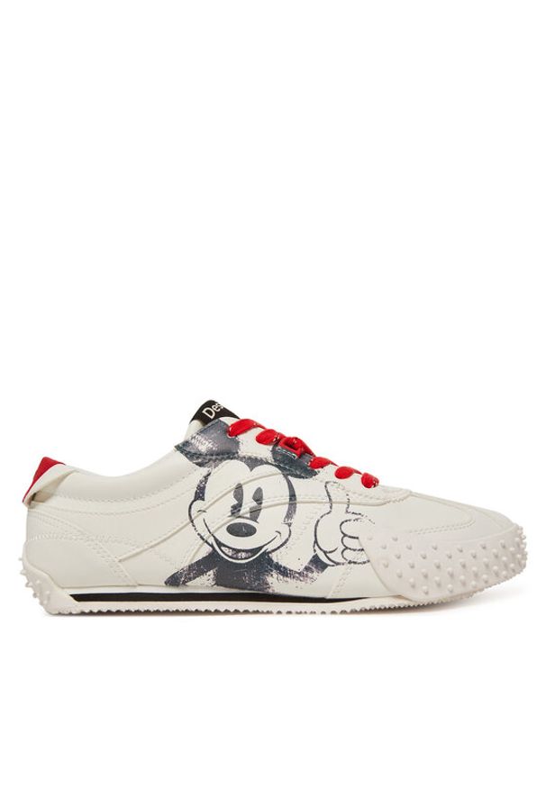 Desigual Sneakersy 25SSKP06 Biały. Kolor: biały. Materiał: skóra