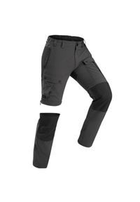 FORCLAZ - Spodnie trekkingowe męskie wytrzymale 2w1 Forclaz MT900. Kolor: szary. Materiał: materiał, poliester, poliamid #1