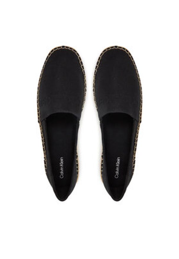 Calvin Klein Espadryle Espadrille - He HW0HW02384 Czarny. Kolor: czarny. Materiał: materiał