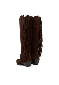 Badura Kozaki EO-AZARIA-0791-25 Brązowy. Kolor: brązowy. Materiał: zamsz, skóra #2