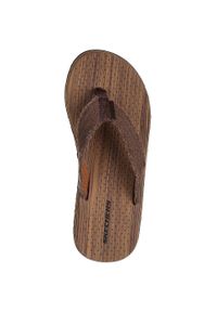 skechers - Plaskanie Skechers Tantric - Fritz, Mężczyźni. Kolor: brązowy. Materiał: materiał